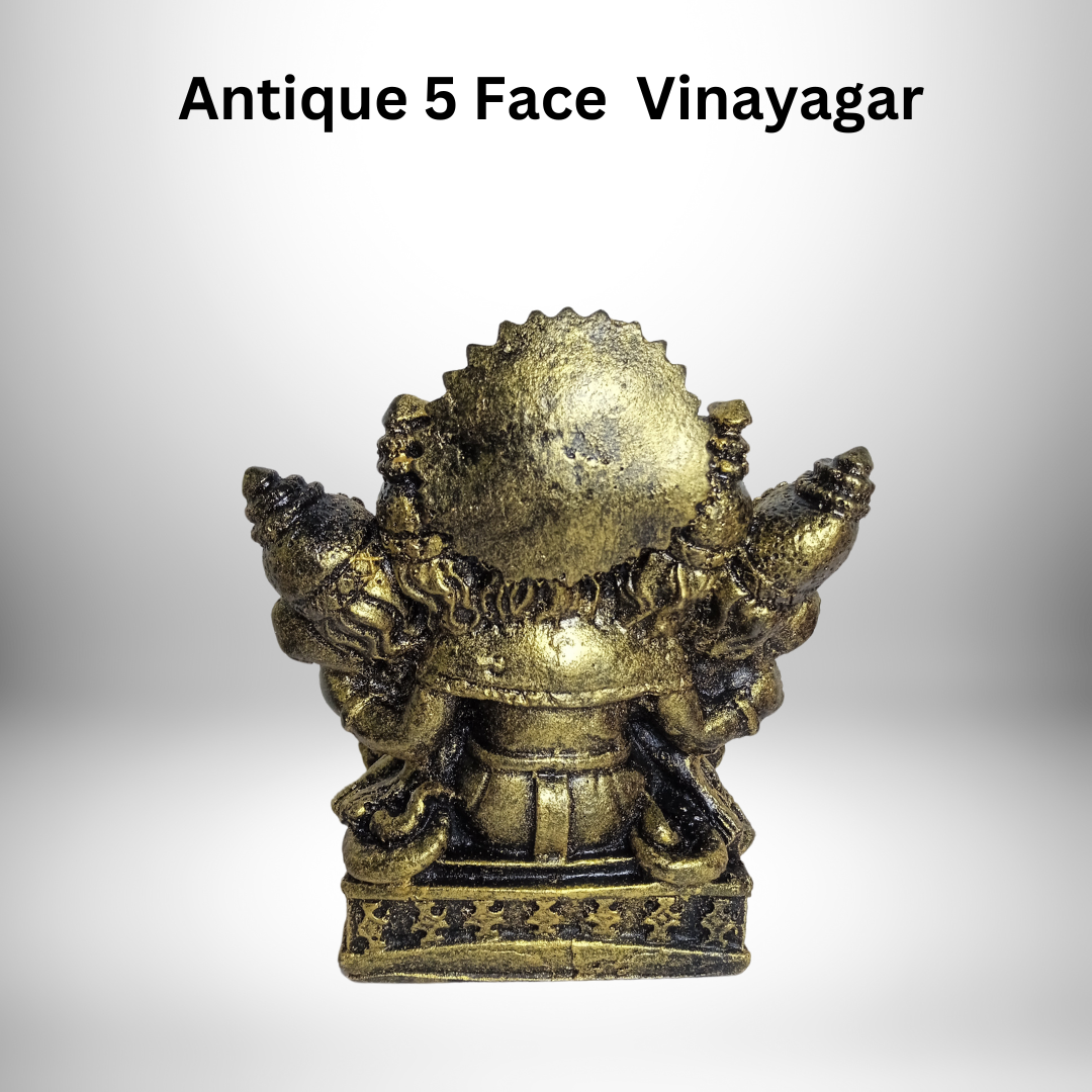 Antique 5 Face Ganesha