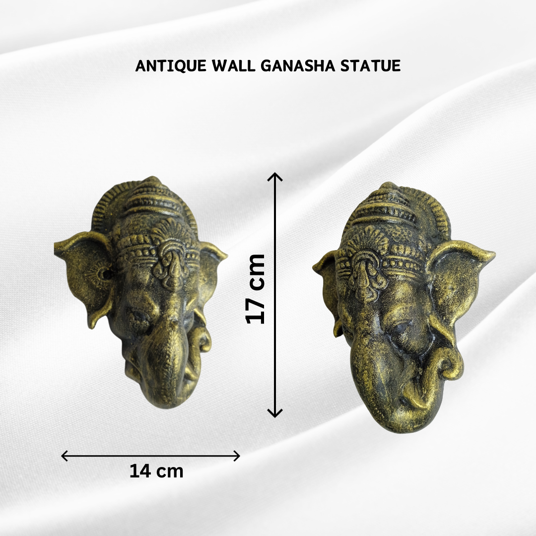 Antique Wall Ganasha Statue